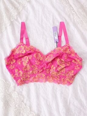 NWT Cosabella Savona Longline Lace Bralette Size 2XL